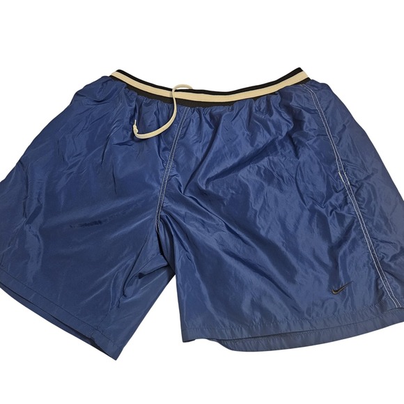 Nike Shorts Mens 2XL Swim Trunks Mesh Lined Elastic Waist Athletic Vintage Style - Picture 1 of 8